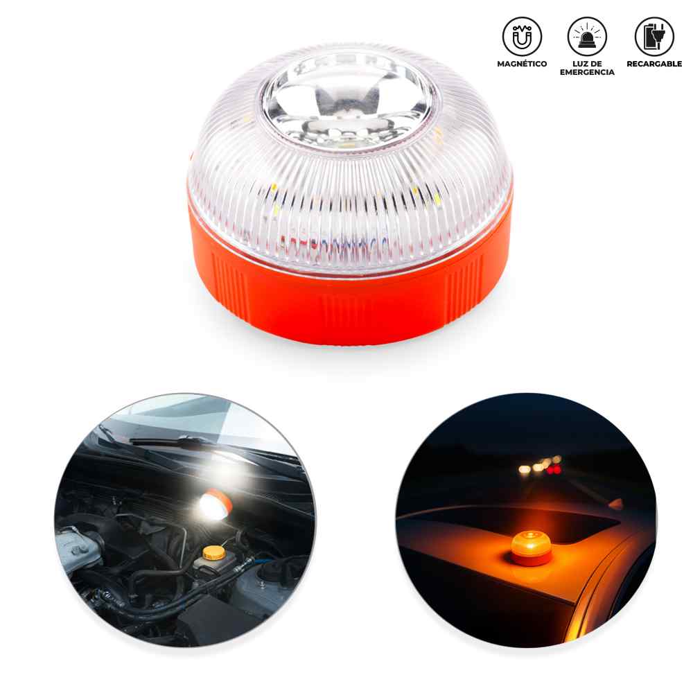 LUZ DE EMERGENCIA V16 MAGNETICA Personalizado