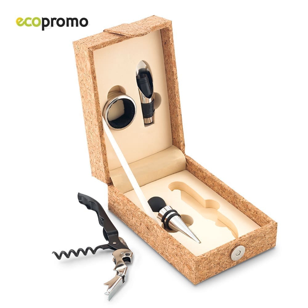 Set de Vino en Corcho II Personalizado - Image 2