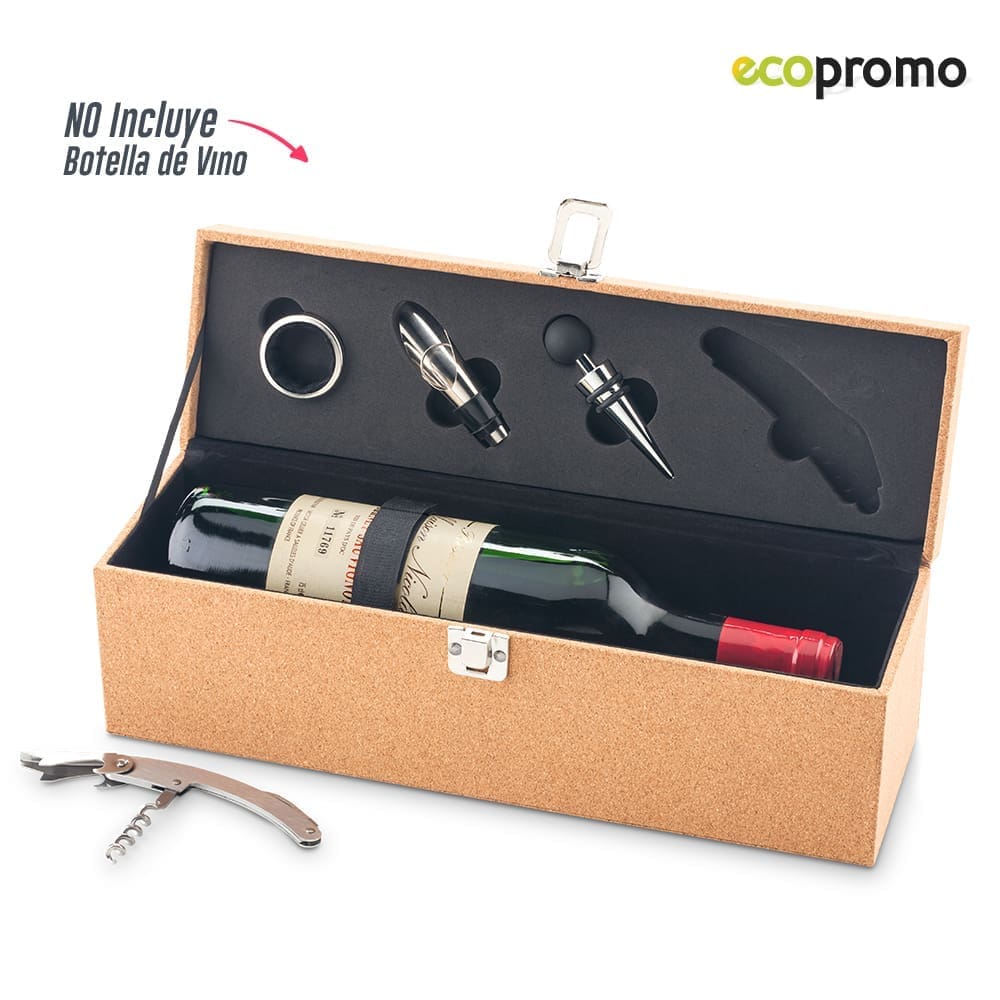Set de Bar y Portavino Cork Personalizado - Image 2