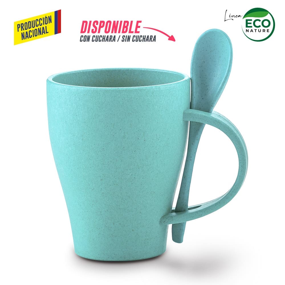 Mug Plástico con Cuchara Tiffany 350ml - Prod Nal - Image 4