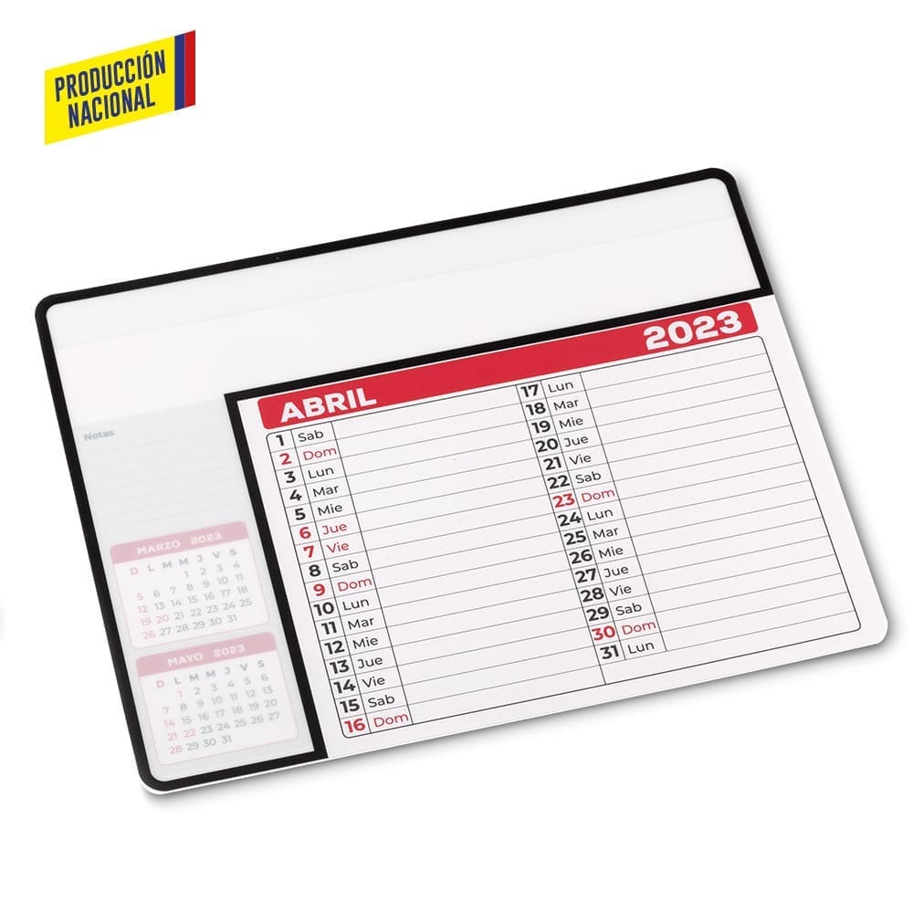 Mouse Pad Calendar - Producción Nacional Personalizado - Image 4
