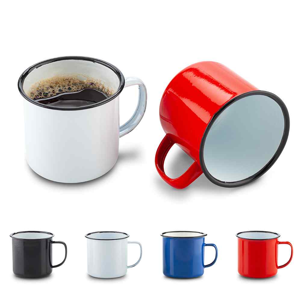 Mug Metálico Wilem 380ml Personalizado — Markmelo Colombia
