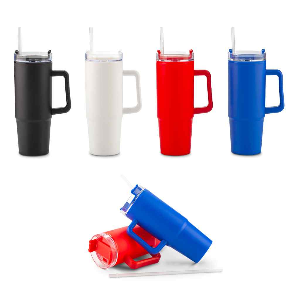 Mug Plástico Doble Pared Chester 880ml Personalizado — Markmelo Colombia
