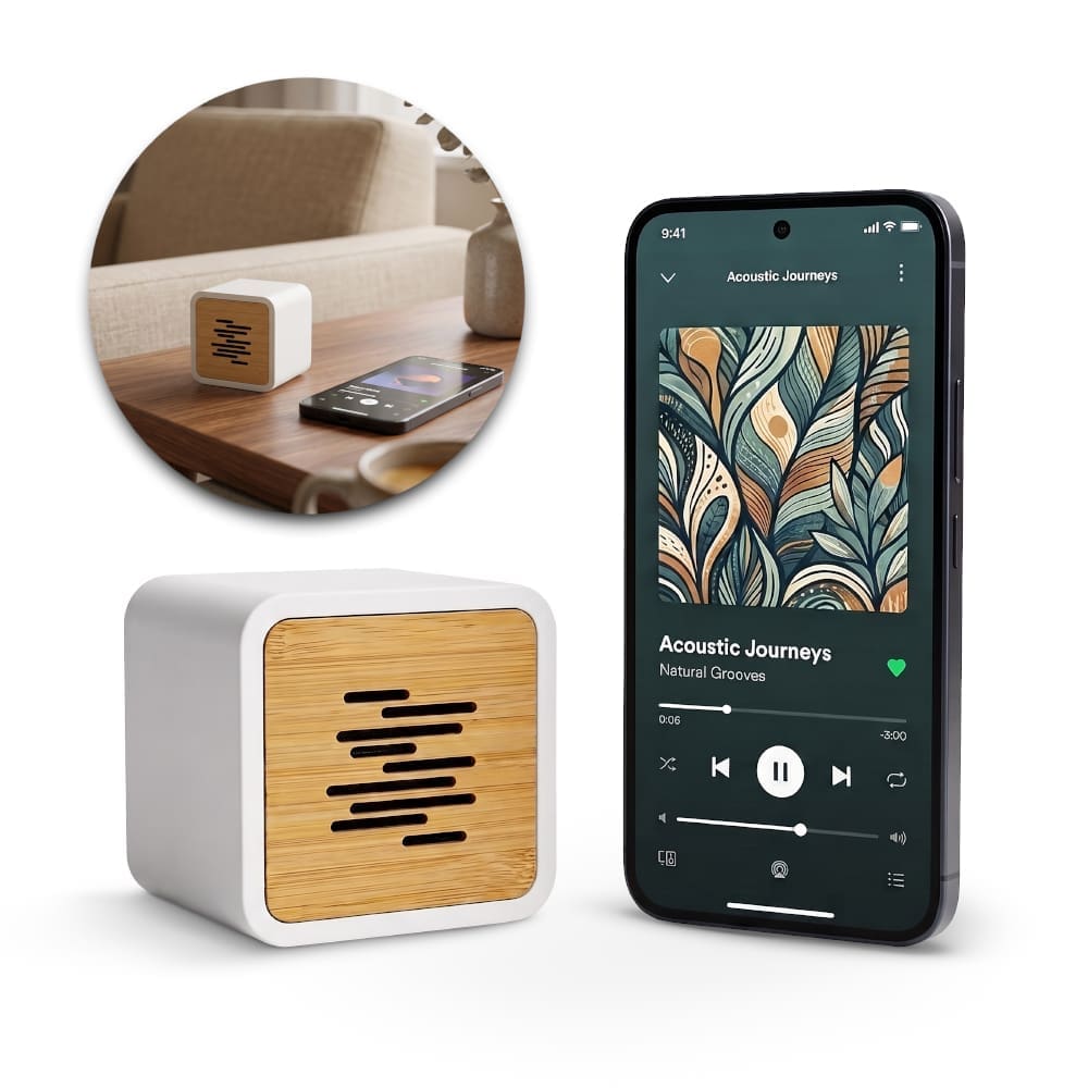 Speaker Bluetooth Lotus Personalizado con logo Colombia — Markmelo