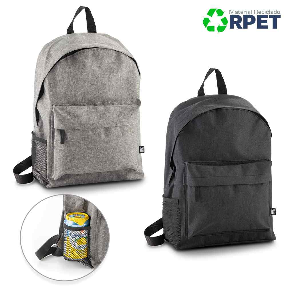 Morral Backpack Asher RPET personalizado con logo