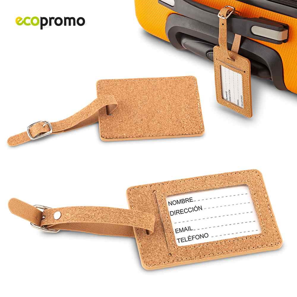 Identificador de Maletas Cork Personalizado