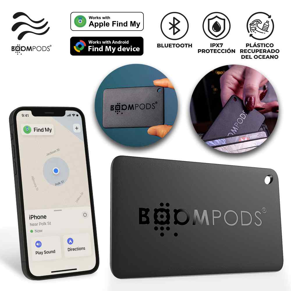Rastreador Airtag Boomcard Personalizado