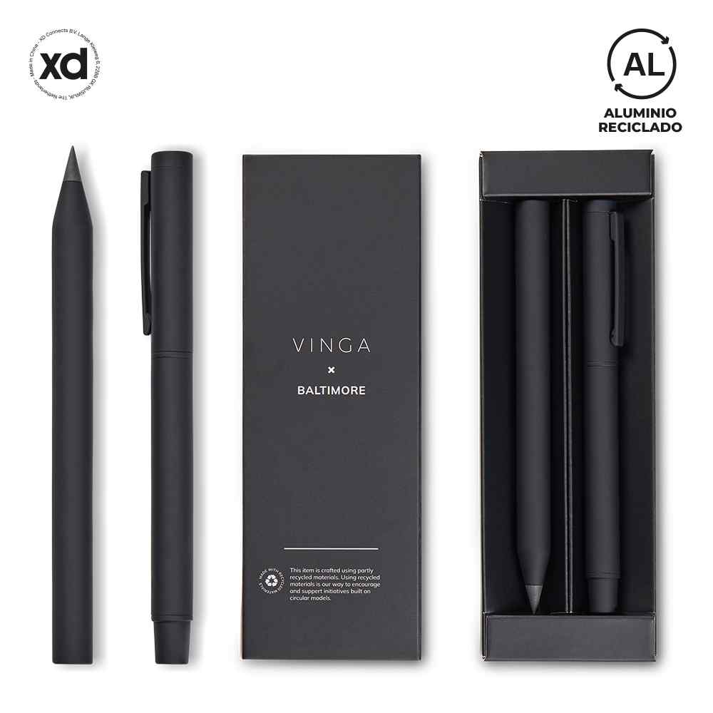 SET DE BOLIGRAFOS BALTIMORE VINGA ECO Personalizado
