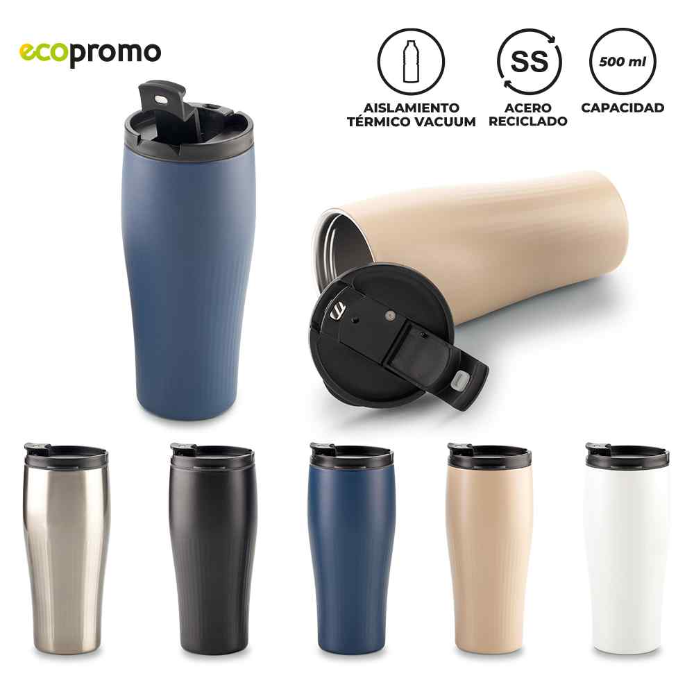 Mug Metálico Tasso 500ml