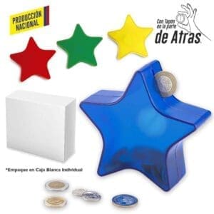 Alcancía Estrella 16cm - Produccion Nacional Personalizado