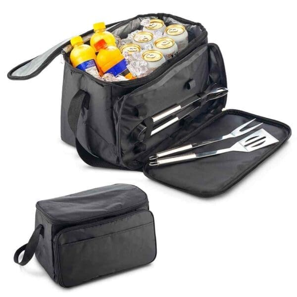 Nevera Lonchera con Set BBQ Personalizado