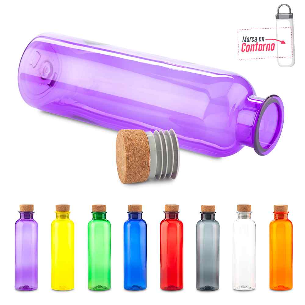 Botilito Plástico Cork 650ml - Oferta