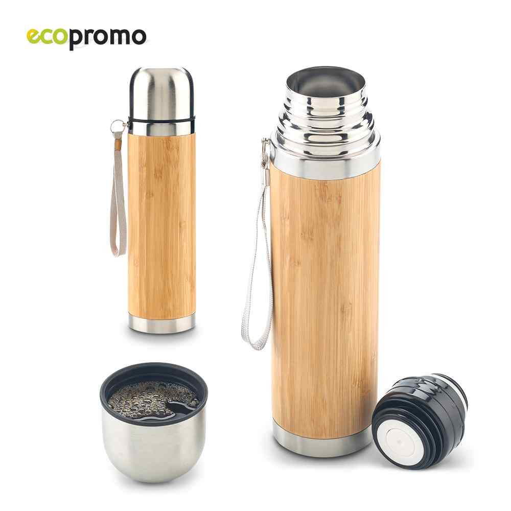 Termo Bamboo 500 ml personalizado con logo