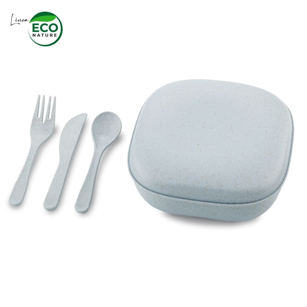 Portacomidas con Cubiertos Eco Nature Personalizado - Image 3