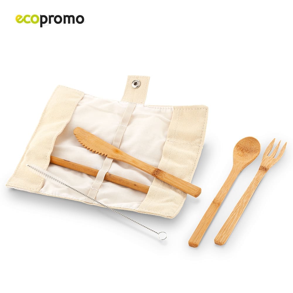 Set de Cubiertos Bamboo Personalizado - Image 2