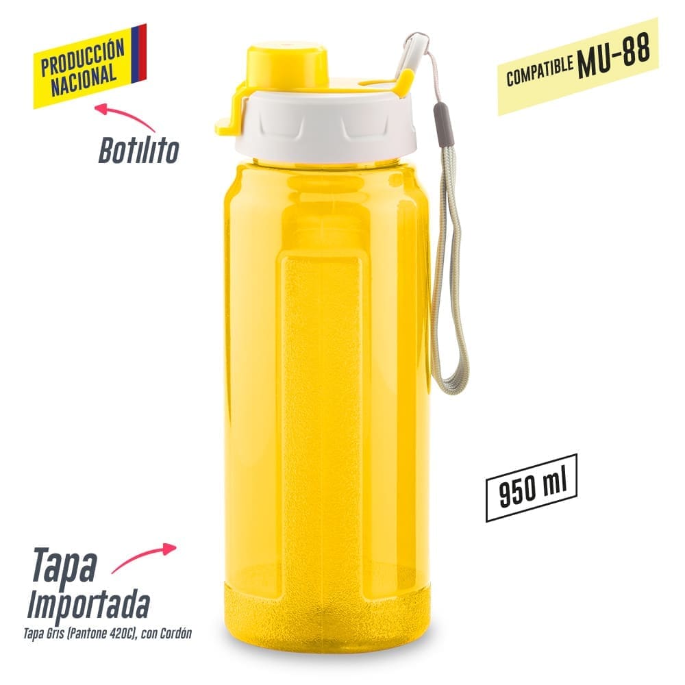 Botilito Plastico Galaxy 950ml-Produccion Nacional - Image 2
