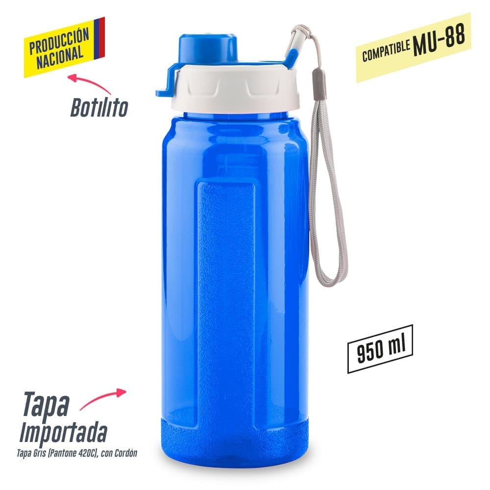Botilito Plastico Galaxy 950ml-Produccion Nacional - Image 3
