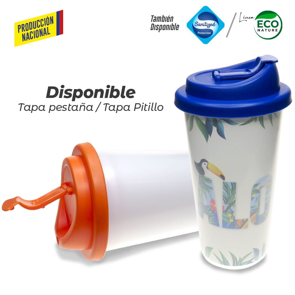 Vaso Doble Pared de Seguridad 450ml -Prod Nacional - Image 3