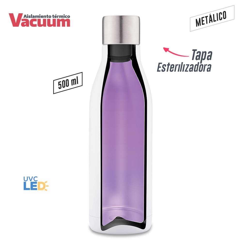 Botilito Metálico UV-C Clean 500ml - Image 4