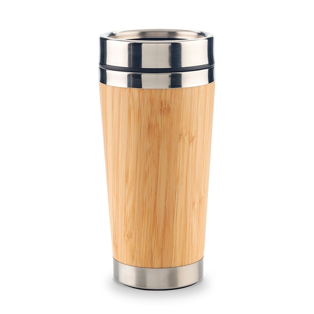 Mug Metálico con Bamboo 500ml - Image 3