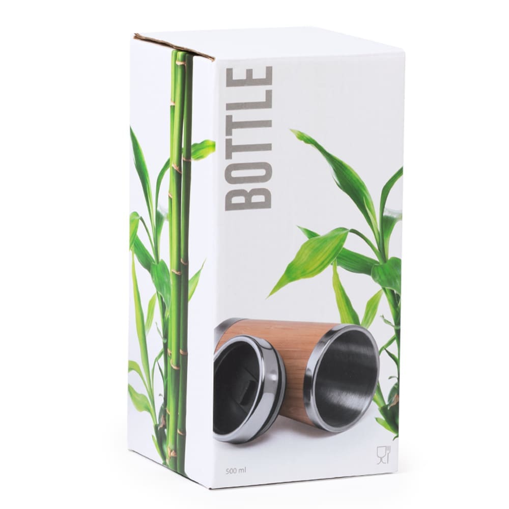 Mug Metálico con Bamboo 500ml - Image 4
