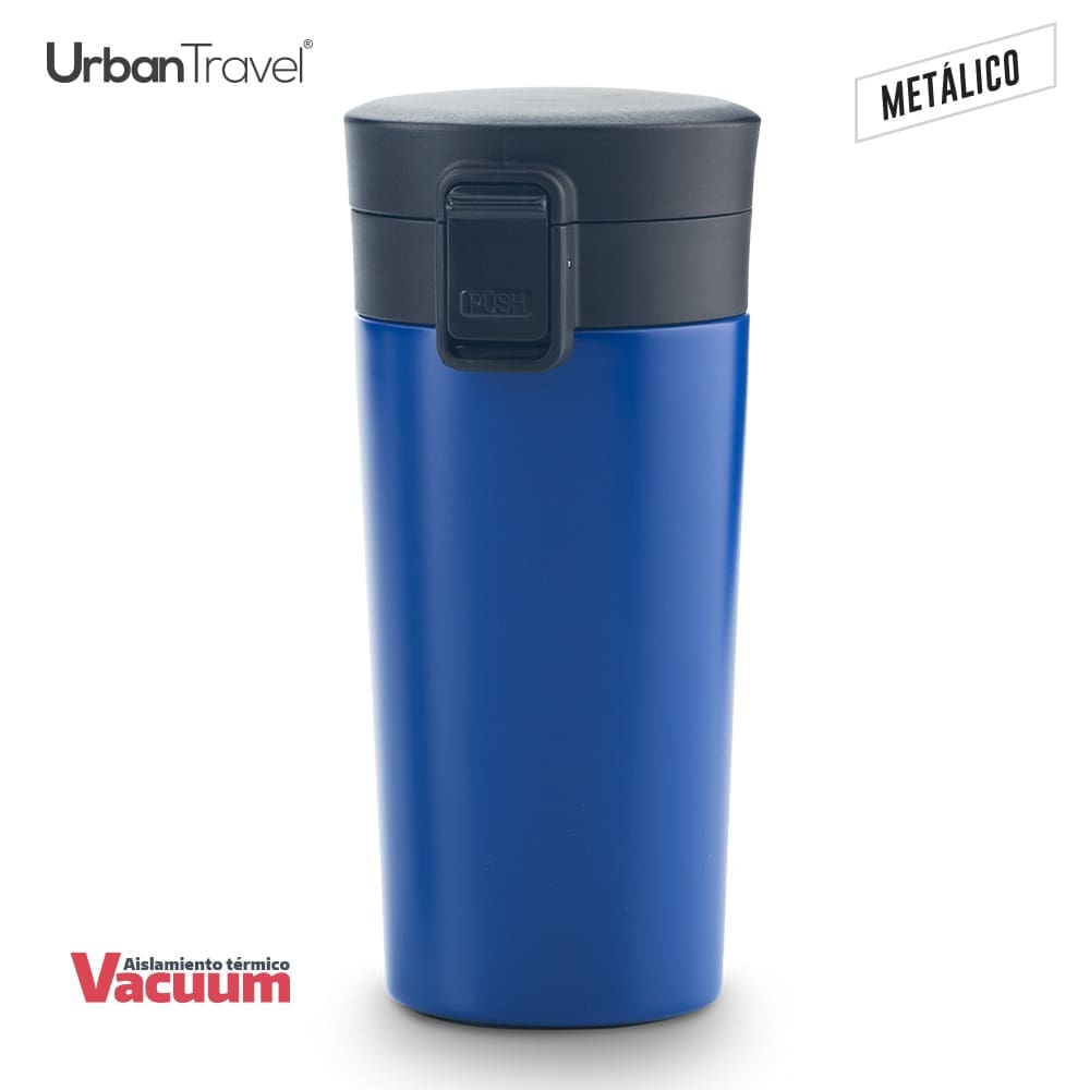 Mug Metálico Doble Pared Coffee Urban Travel 380ml - Image 2