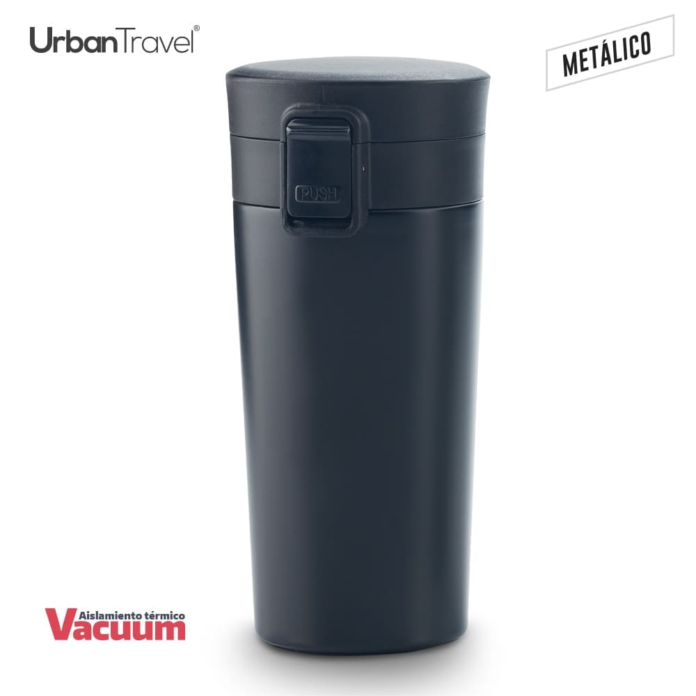 Mug Metálico Doble Pared Coffee Urban Travel 380ml - Image 3