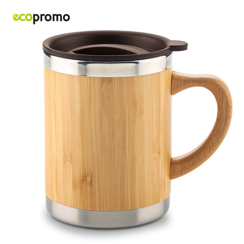 Mug Metálico Bamboo Eco 350ml - Image 2