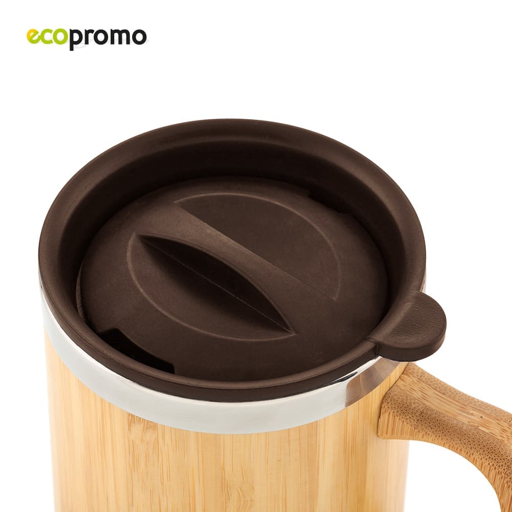 Mug Metálico Bamboo Eco 350ml - Image 3