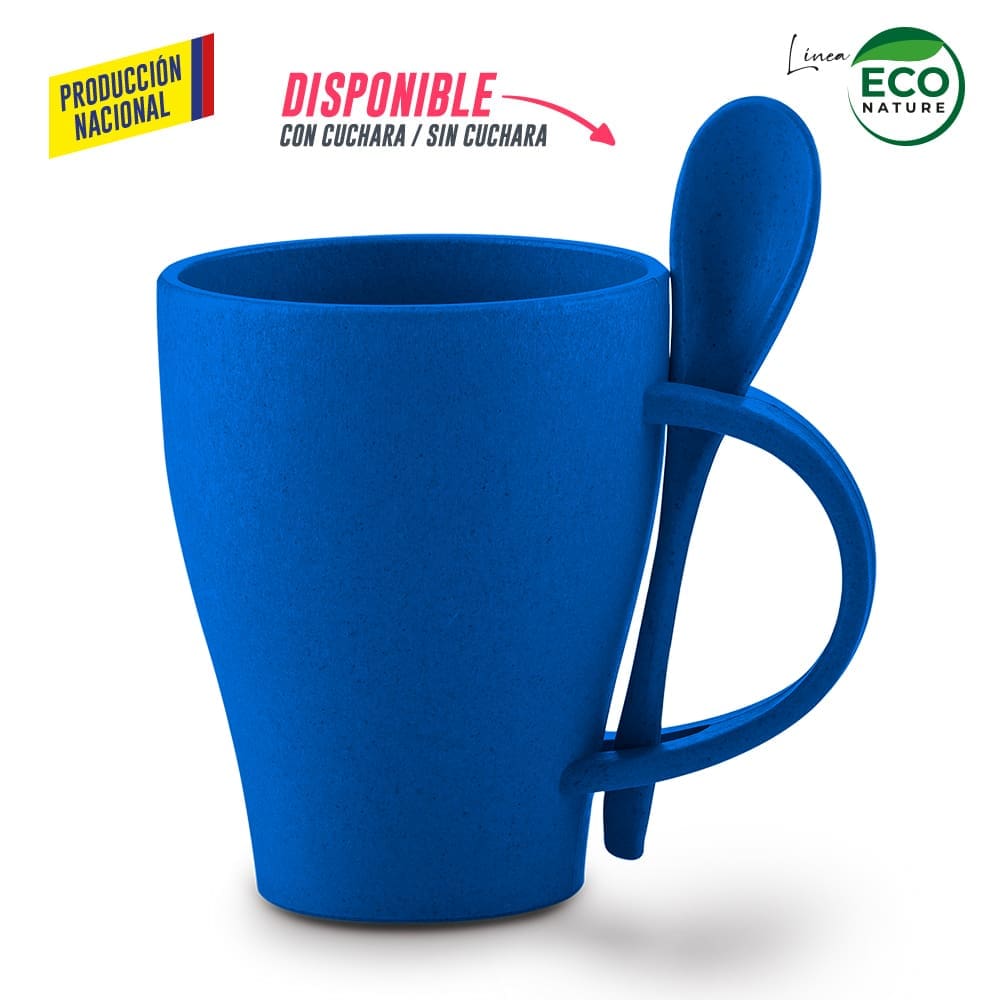 Mug Plástico con Cuchara Tiffany 350ml - Prod Nal - Image 2