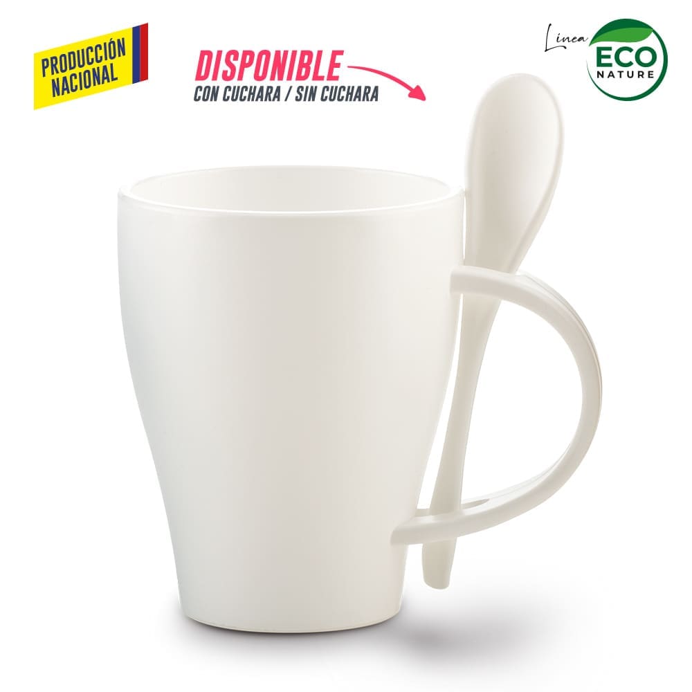 Mug Plástico con Cuchara Tiffany 350ml - Prod Nal - Image 6