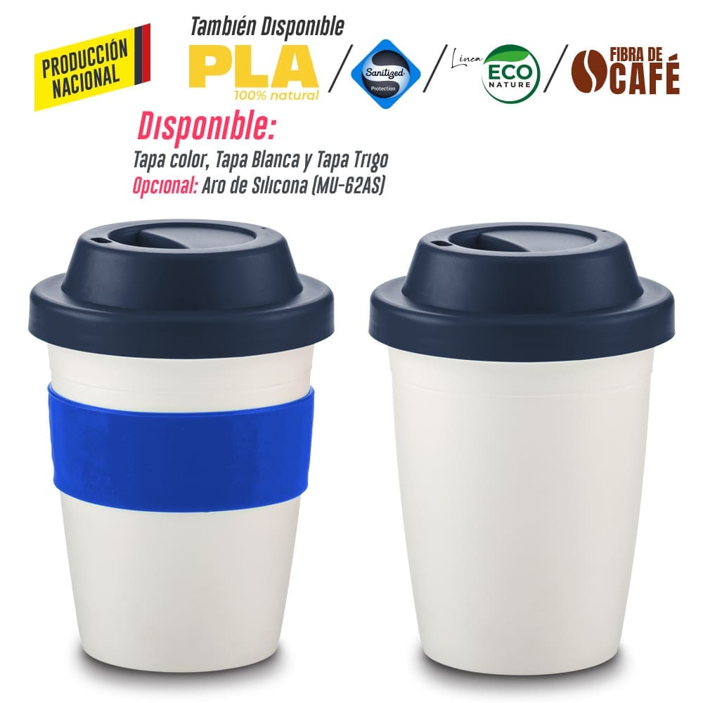Mug Plastico Coffee Plus 12oz- Producción Nacional - Image 4