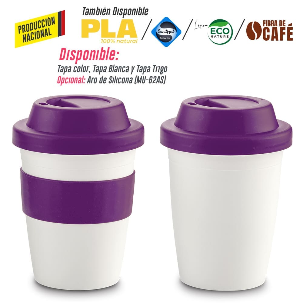 Mug Plastico Coffee Plus 12oz- Producción Nacional - Image 5