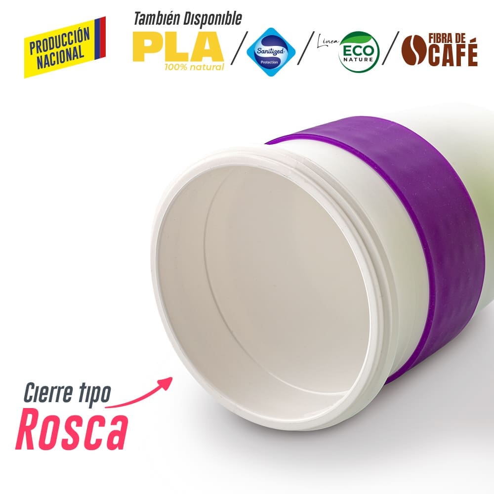 Mug Plastico Coffee Plus 12oz- Producción Nacional - Image 8