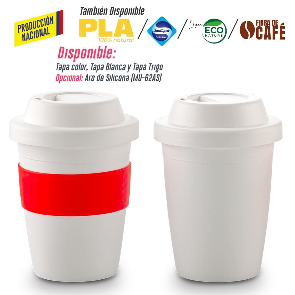 Mug Plastico Coffee Plus 12oz- Producción Nacional - Image 10
