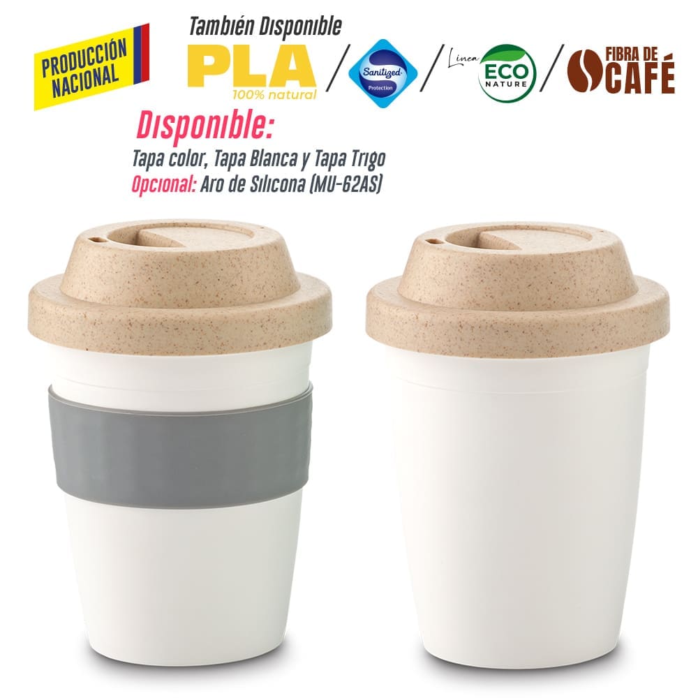 Mug Plastico Coffee Plus 12oz- Producción Nacional - Image 11