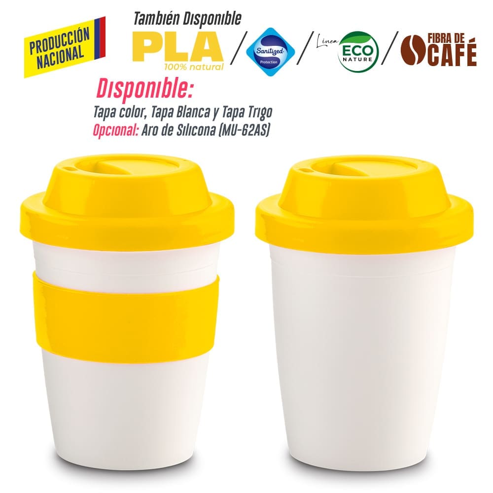 Mug Plastico Coffee Plus 12oz- Producción Nacional - Image 12