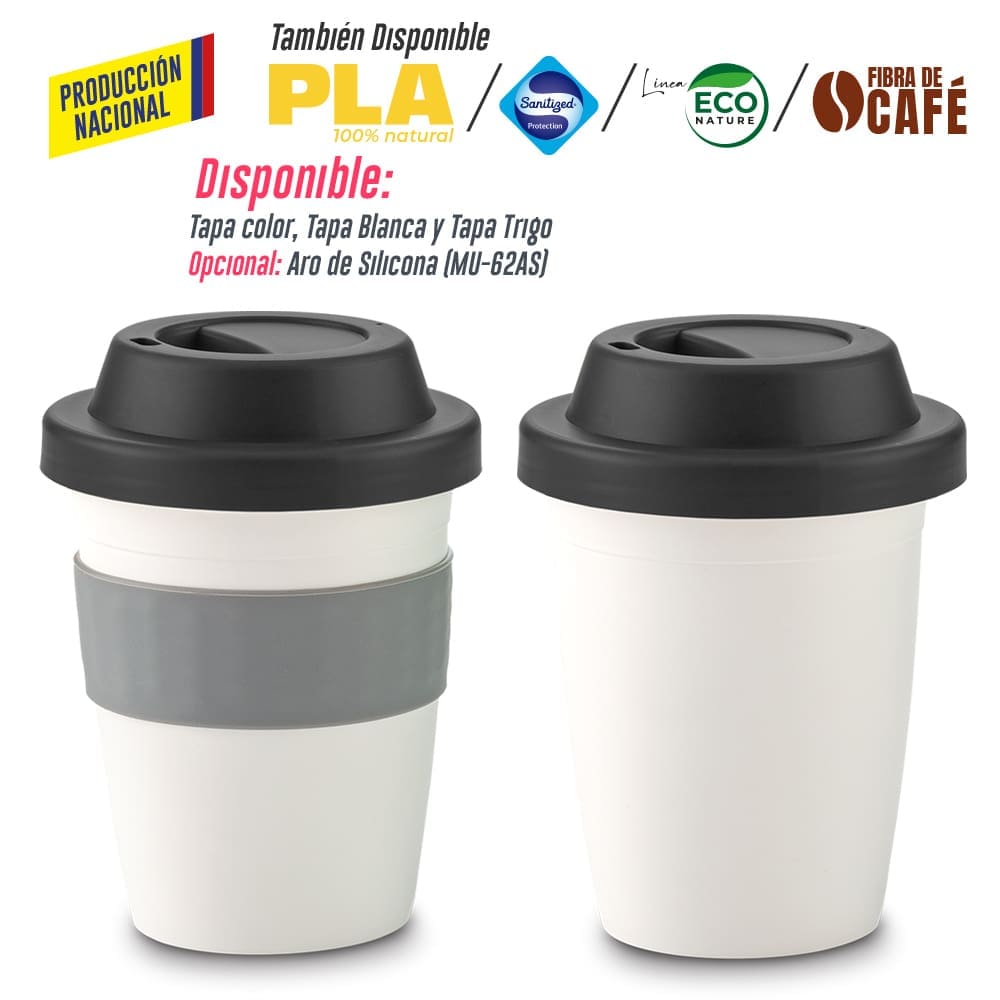 Mug Plastico Coffee Plus 12oz- Producción Nacional - Image 15