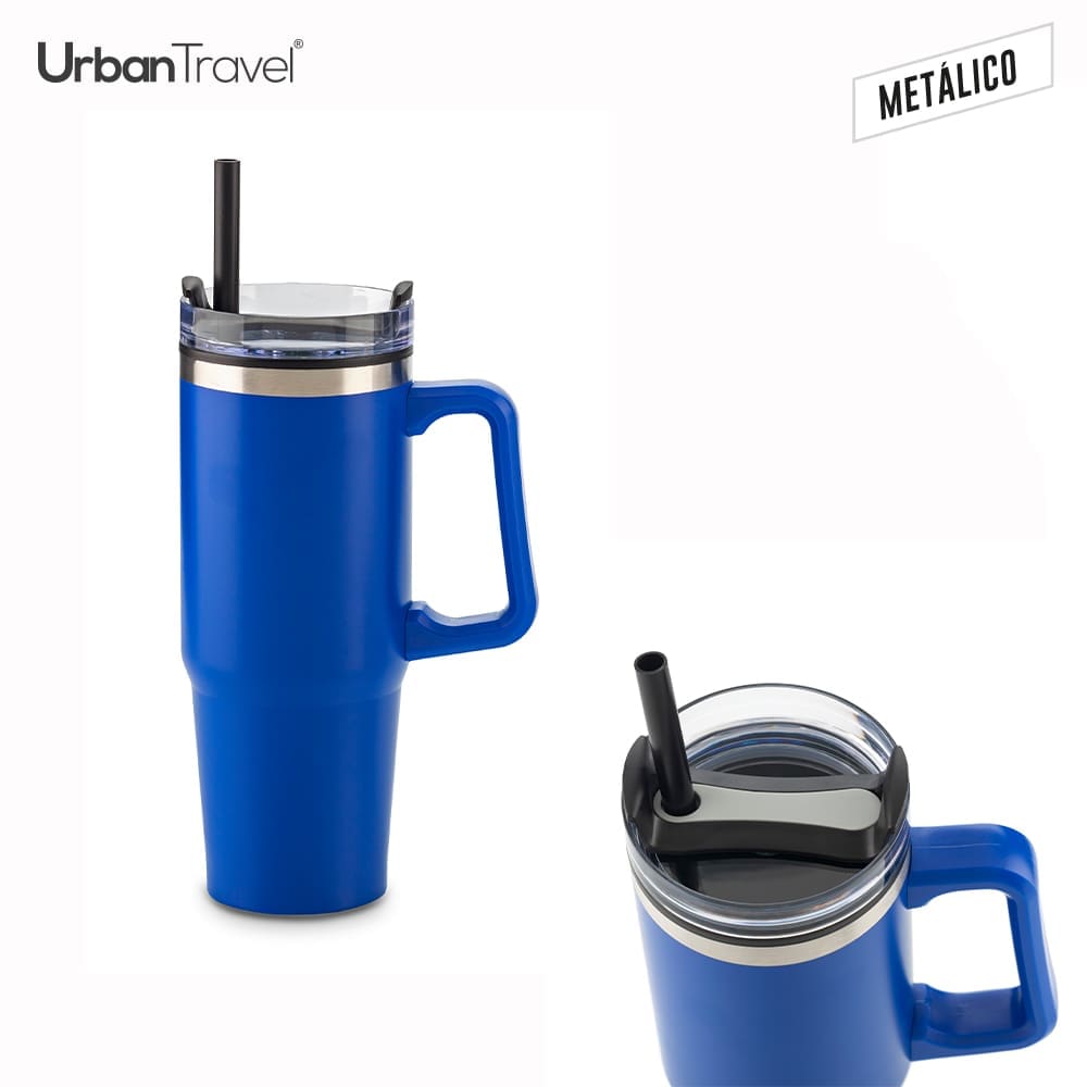 Mug Metálico y Plástico Chester Urban Travel 900ml - Image 2