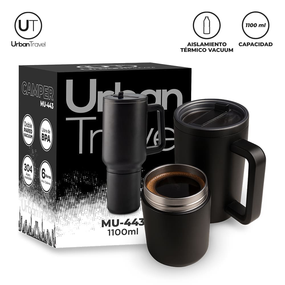Mug Metálico Camper Urban Travel 1100 ml - Image 5