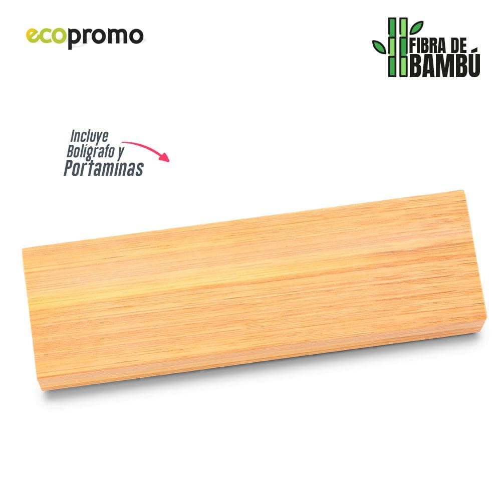 Set Bolígrafo y Portaminas Bamboo - Image 3
