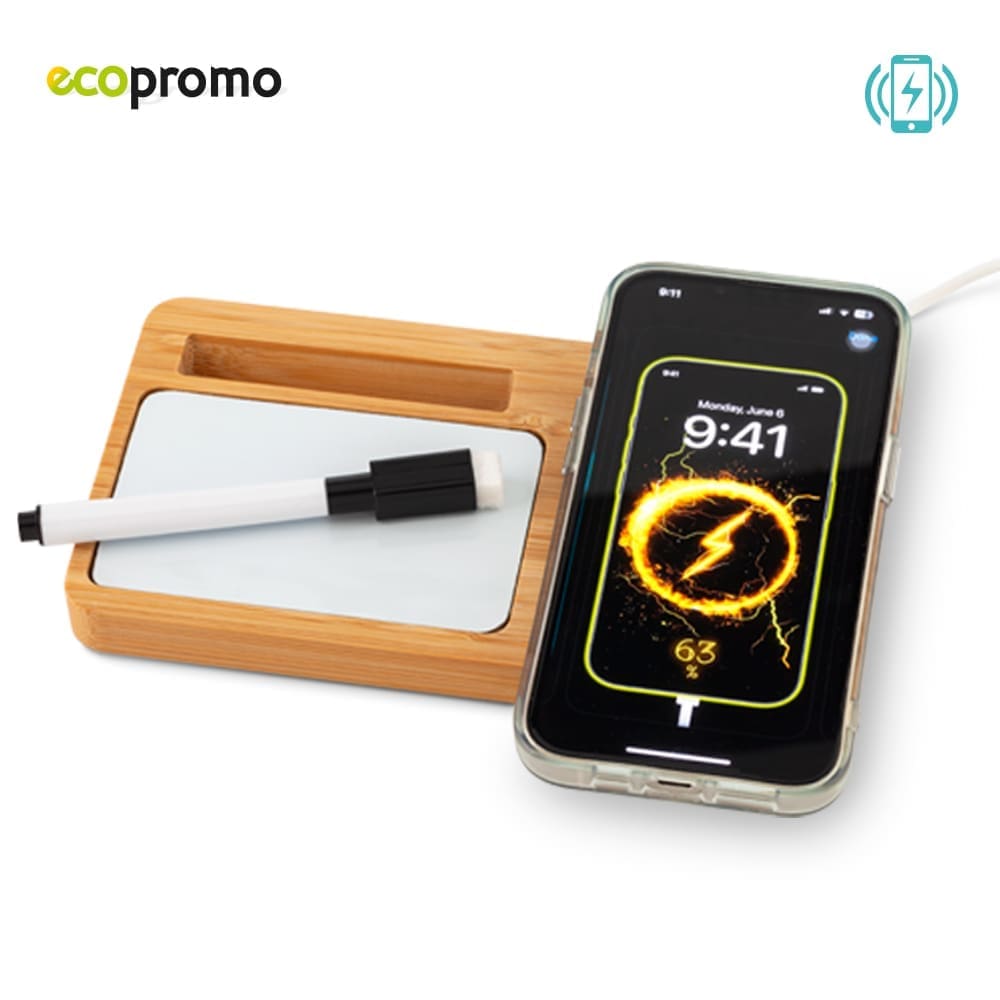 Cargador Inalámbrico con Tablero Eco Personalizado - Image 4