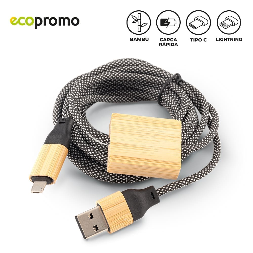 Cable Multicargador Eco Fast 65W Personalizado - Image 2