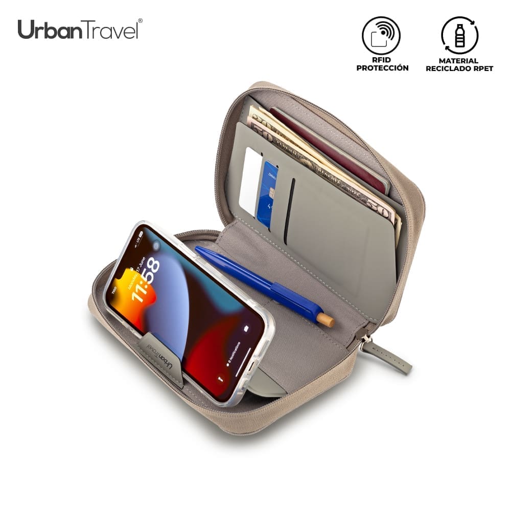 Portadocumentos RPET Urban Travel Personalizado - Image 2