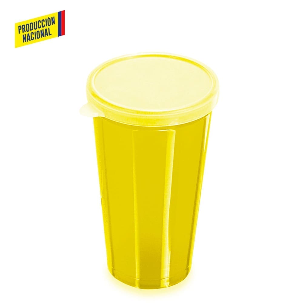 Vaso Tapa Plástico 14 oz - Producción Nacional Personalizado - Image 2