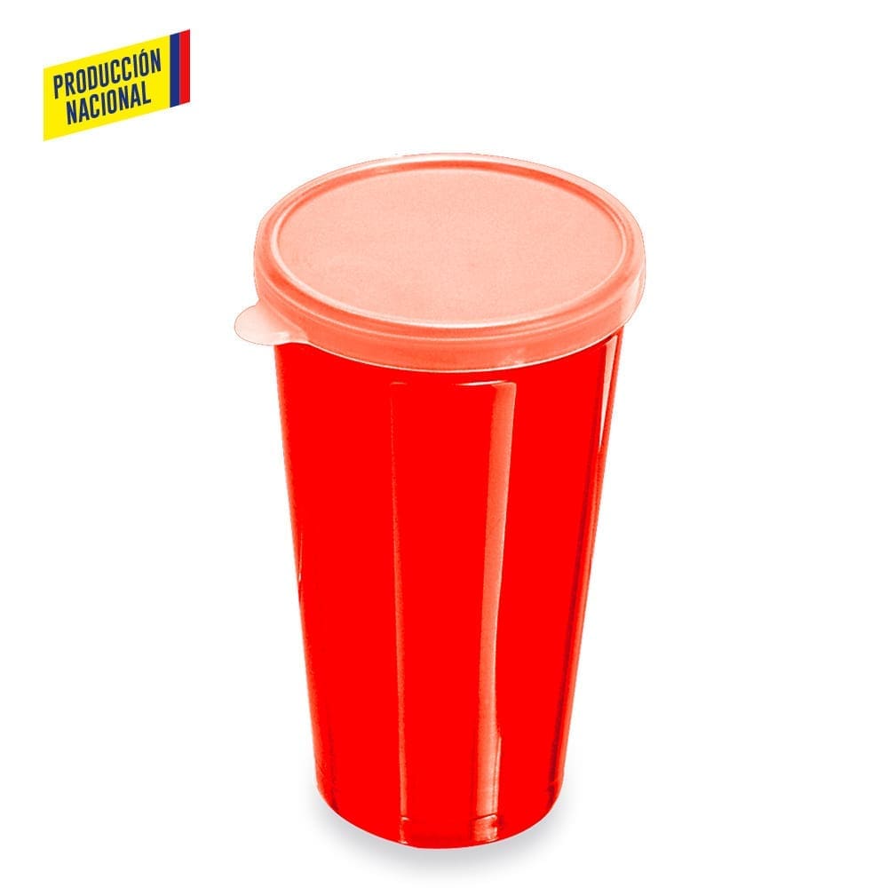 Vaso Tapa Plástico 14 oz - Producción Nacional Personalizado - Image 5